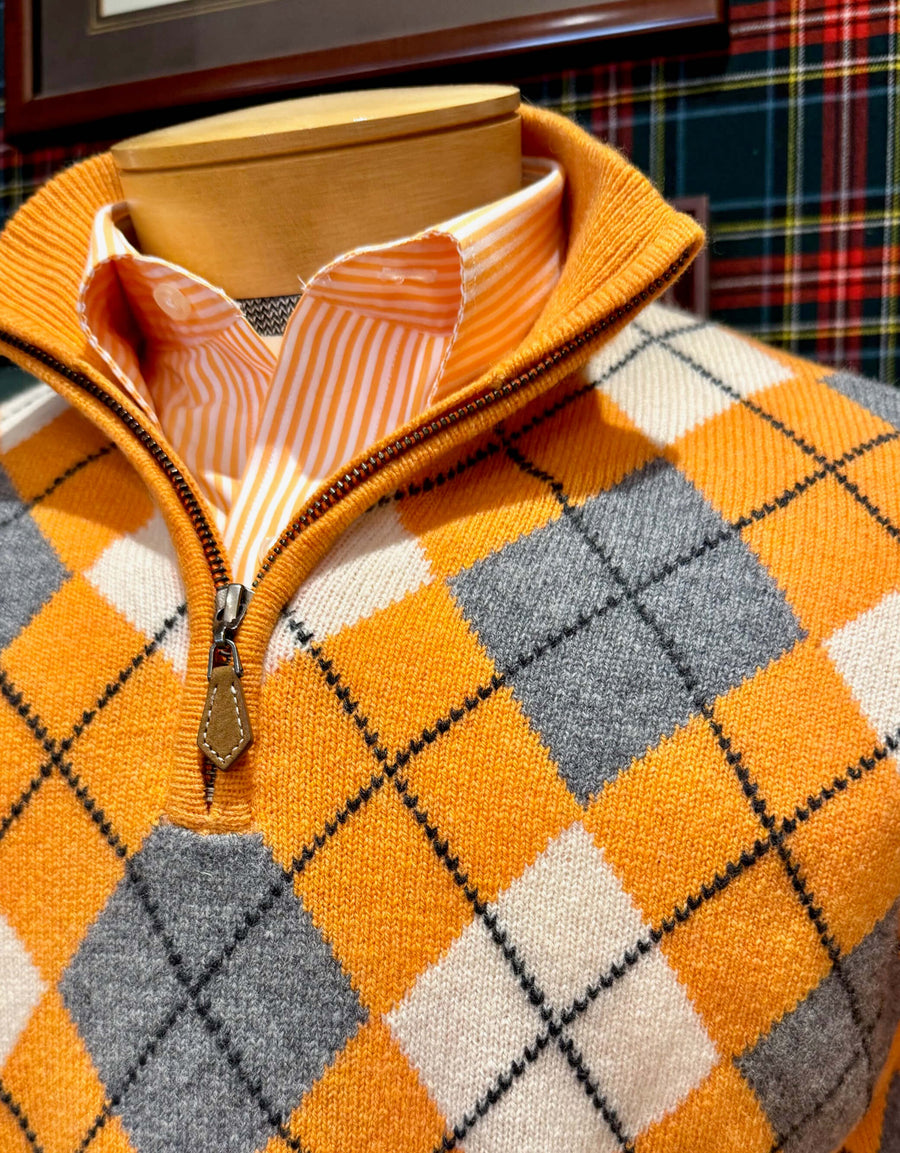 Lambswool Argyle Sweater